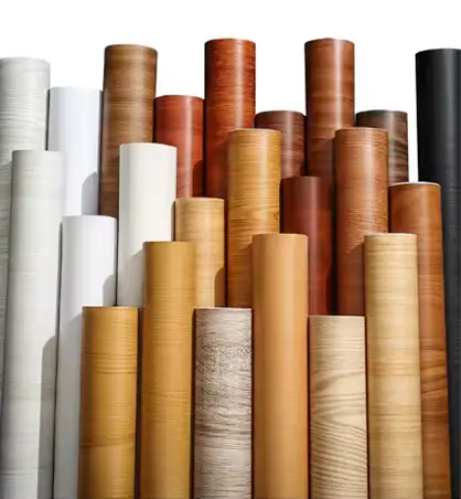 Pvc Wood Grain Film Vinyl Kitchen And Furniture