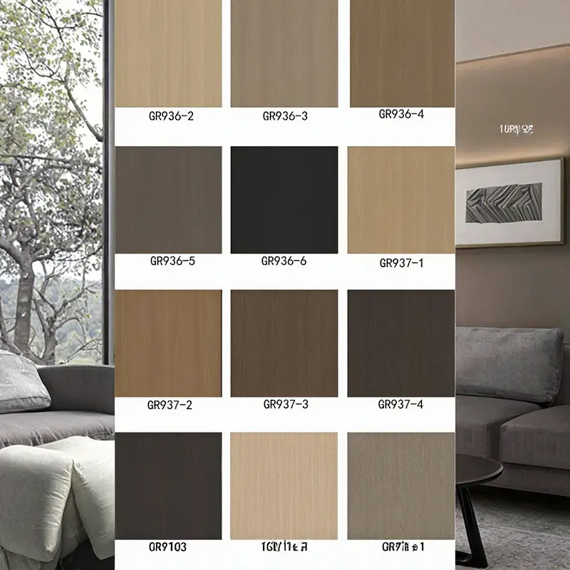 Сучасний стиль дизайну ПВХ декоративна плівка